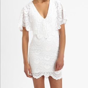 Nightcap clothing white Spanish lace dress